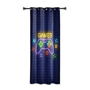 YONGFOTO 140x229cm Cortinas Gamer para Niños Sala de Juegos…