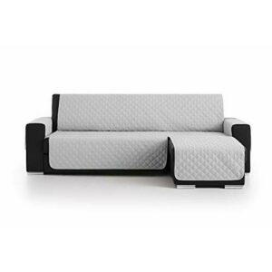S & T Funda Cubre Sofá Chaise Longue Acolchado Antiácaros P…