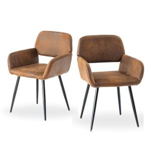 39F FURNITURE DREAM Juego de 2 sillas de Comedor Retro Vint…