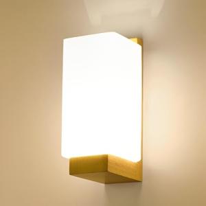 KRUIHAN Apliques Madera,Aplique Pared Interior Vintage E27,…