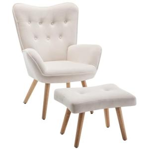 HollyHOME Sillon con Reposapies Sillon para Salón Sillón Si…