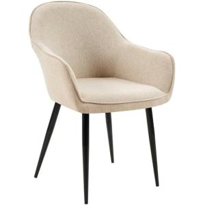 CLP Silla de Comedor Boise tapizada en Tela con Base de Met…