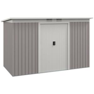 Outsunny Caseta de Jardín Exterior 3,2 m² 280x130x172 cm Co…