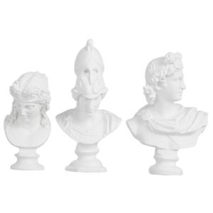 ABOOFAN 3 Piezas Estatua de Athena, Busto Griego, Figuras d…