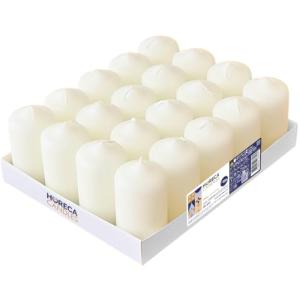 Horeca Candles - Velas de pilar - Marfil - Juego de 20 vela…