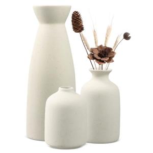 Mapille 3PCS Conjunto de jarrones de cerámica, Minimalista…