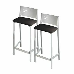 ASTIMESA TAACNE Dos Taburetes Altos de Cocina Asiento 60 cm…