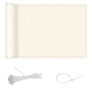 SUNNY GUARD Balcon Privacidad 90x500cm HDPE Pantalla para B…