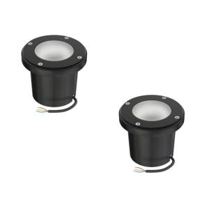 ledscom.de 2 lámparas empotrables en el suelo BOFU para ext…