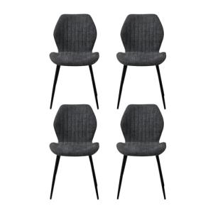 JZGORC Juego de 4 Silla de Comedor, Silla de Cocina de Lino…