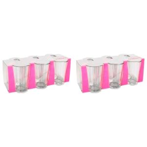 Tradineur - Pack de 2 Cajas de 6 Vasos Modelo Lara - Capaci…
