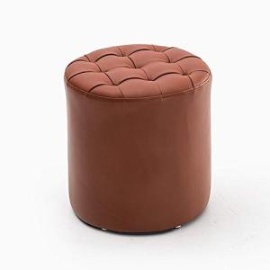 Taburete Taburete de cuero artificial, taburete de sofá de…