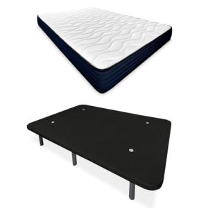 mattfy - Cama Completa con Colchón Viscoelástico Kloe   Bas…