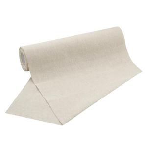 100%Mosel Camino de Mesa de Lino, en Natural (28 cm x 5 m),…