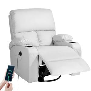 Moonlight Manor Silla reclinable Rocking Sillón de Masaje c…