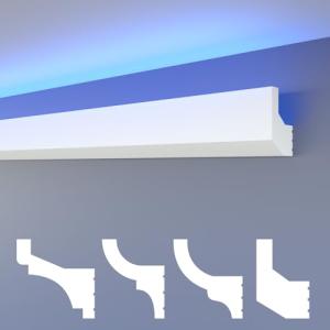 HEXIMO LED Molduras de estuco clásico, molduras de pared y…
