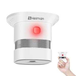 Mini Detector de Alarma de Humo HEIMAN, Batería de por Vida…
