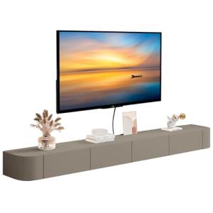 MWIDCIEW Mueble TV Suspendido Premontado Moderno Caqui Mueb…