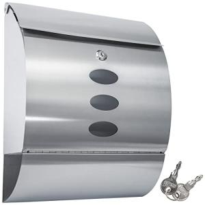 tectake Buzón de Correo con Cerradura, Compartimento para P…