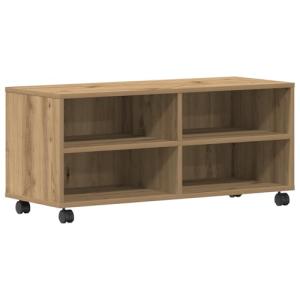 vidaXL Mueble de TV Madera de ingeniería Roble Artisan 90x3…