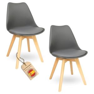 HOME DESIGN & CONFORT ®Sillas de Comedor Nórdicas con Respa…