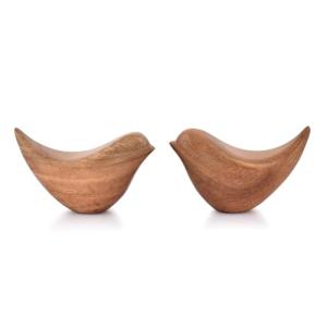 Indus Lifespace Juego de Estatuas de Pájaros de Madera de A…