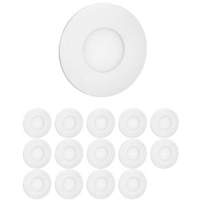 ledscom.de 15 LED luz de escalera/plafón empotrable FEX par…