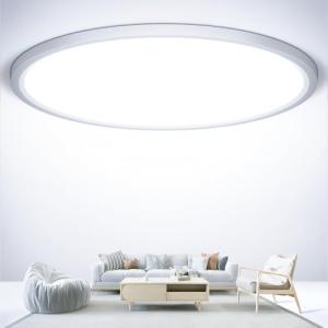 NIBSHOOM Plafon LED Techo Redonda Plana 6500K,24W/2400LM/IP…