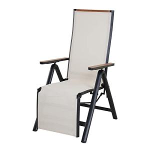 Grand patio Silla Plegable con Reposapiés, Silla Reclinable…