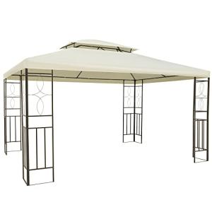 Outsunny Cenador de Jardín 3x4m Pabellón para Exterior con…