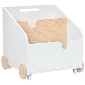 HOMCOM Caja de Almacenamiento de Madera para Juguetes 2 Sec…