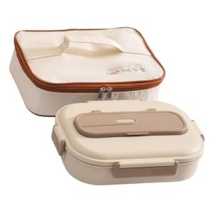 Lunch Box con Bolsa Térmica de Transporte. 4 compartimentos…
