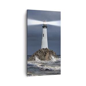 ARTTOR Lienzos decorativos faro mar Cuadro Sobre Lienzo Mod…