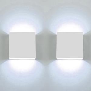 CHEVVY 2 Piezas Aplique LED de Pared Interior 7W Luz Blanca…