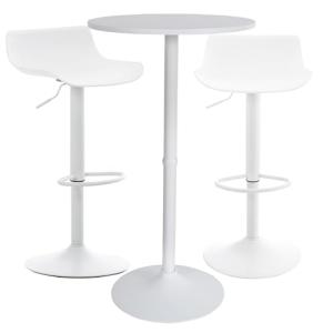 CLP Conjunto De 2 Taburetes De Bar & 1 Mesa Alta Fernie I J…