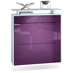 Vladon Zapatero Annie para 16 Pares de Zapatos con 2 Puerta…