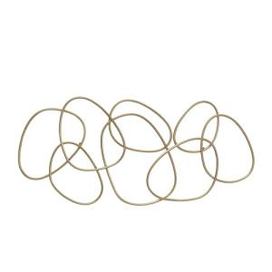 CosmoLiving by Cosmopolitan Escultura colgante de metal par…