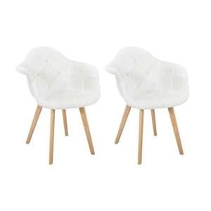 HOME DECO FACTORY Scandinave, HD0062, Juego de 2 sillones e…