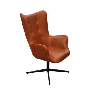 THE HOME DECO FACTORY Helsinki PU Brown Sofa Comfortable Ar…
