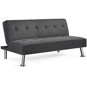 Yaheetech Sofá Cama de 3 Plazas Cama Plegable Tapizada de P…