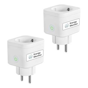 Meross_Smart 16A Enchufe Inteligente con Mide Consumo, Ench…