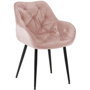 CLP Silla de Comedor Tanna en Terciopelo Acolchada I Butaca…