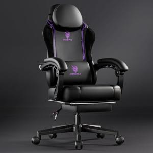 Dowinx Silla de gaming Racing Gamer con cojín de primavera,…