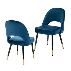 chairus Juego 2 de Sillas de Comedor Terciopelo Sillas de C…