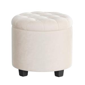 SONGMICS Puff Almacenahe, Banco de Almacenamiento, 45 x 45…