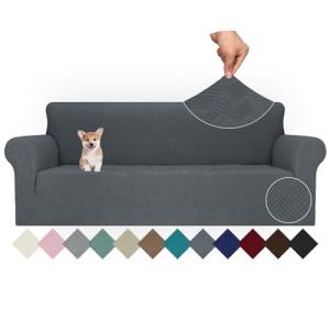 Ystyle Funda Sofa 4 Plazas Ajustable, Fundas para Sofa Elas…