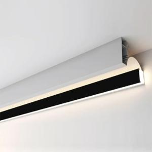 Canal LED Cornisa de techo, perfil de aluminio con difusor…