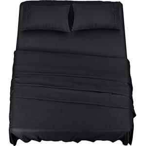 Utopia Bedding Juego de Sabanas 4 Piezas 180x200 - Poliéste…