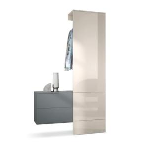Vladon Mueble recibidor Carlton Set 2, Mueble de Entrada Co…