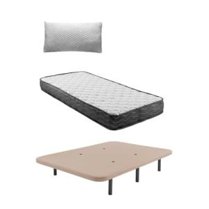 SHIITO | Cama Completa con Colchón de Alta Densidad   Base…